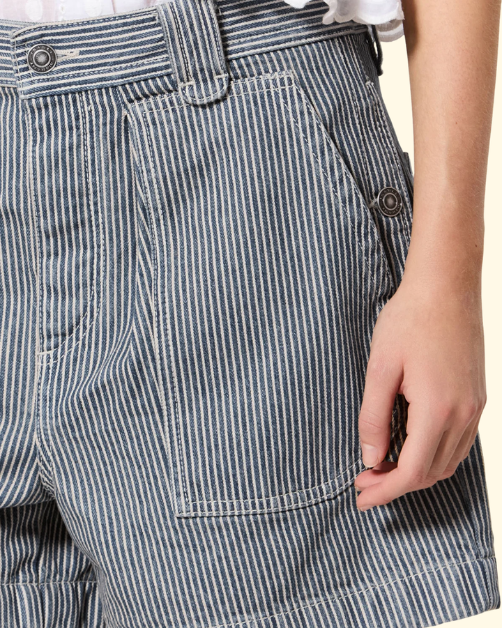 Eveja Shorts | Blue/ White