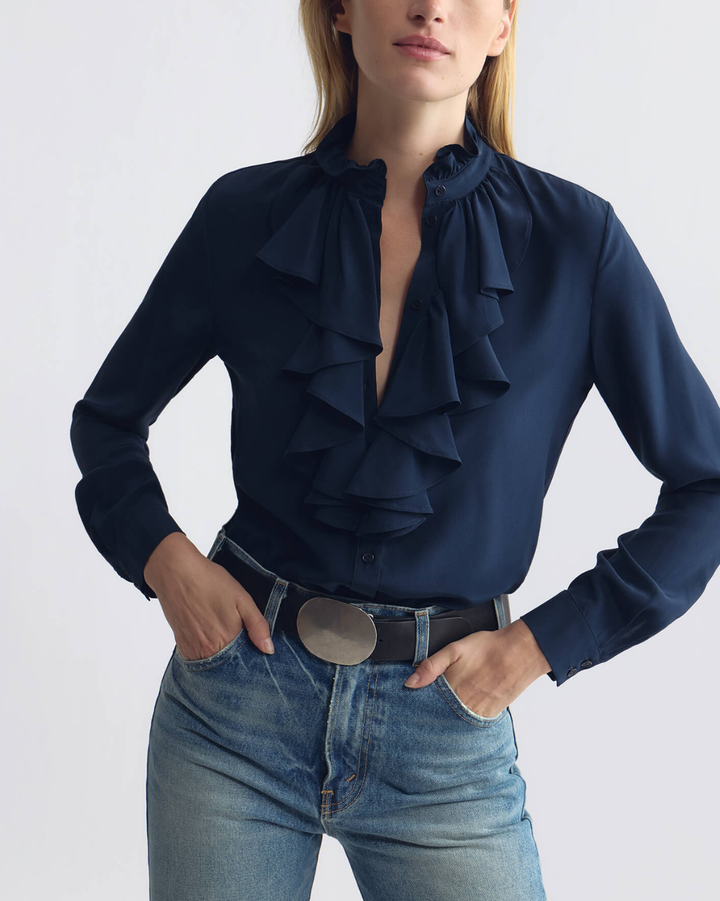 Lily Blouse | Marine Blue