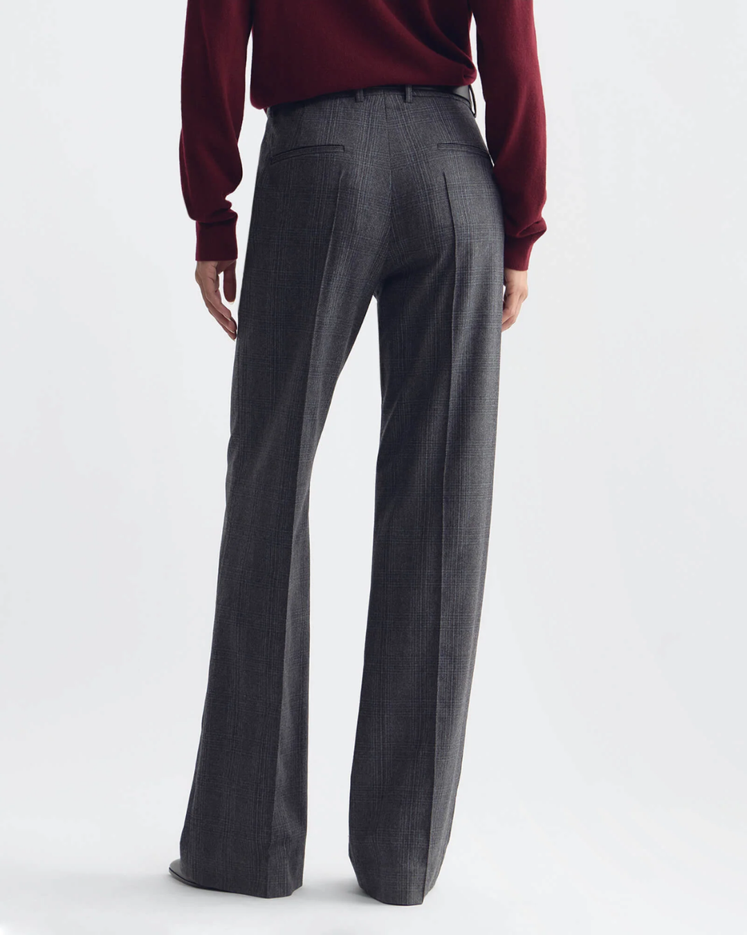 Etoile Pant | Grey/ Blue Check