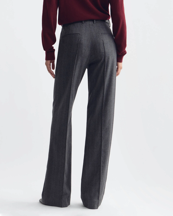 Etoile Pant | Grey/ Blue Check
