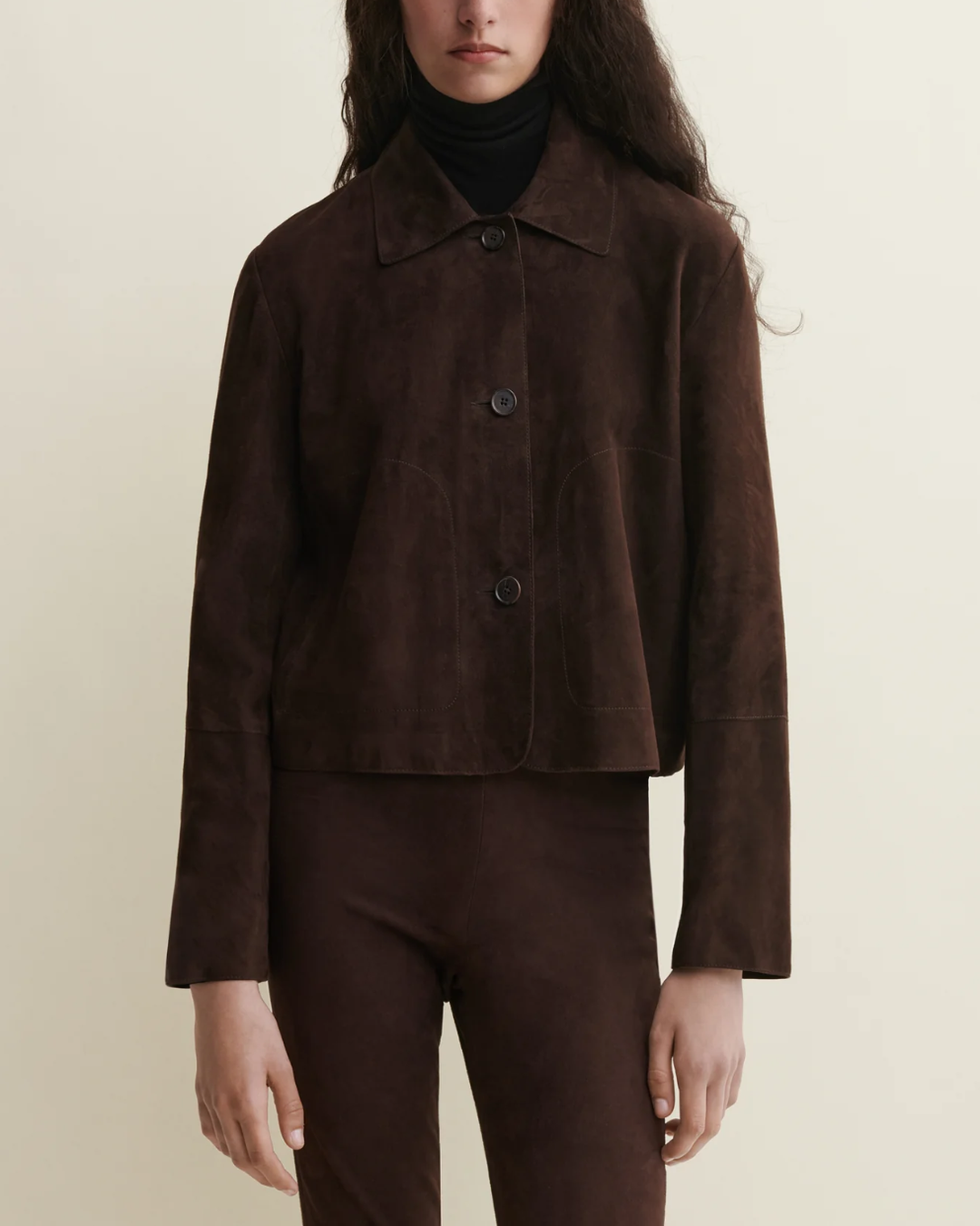Emy Goat Suede | Mud Brown
