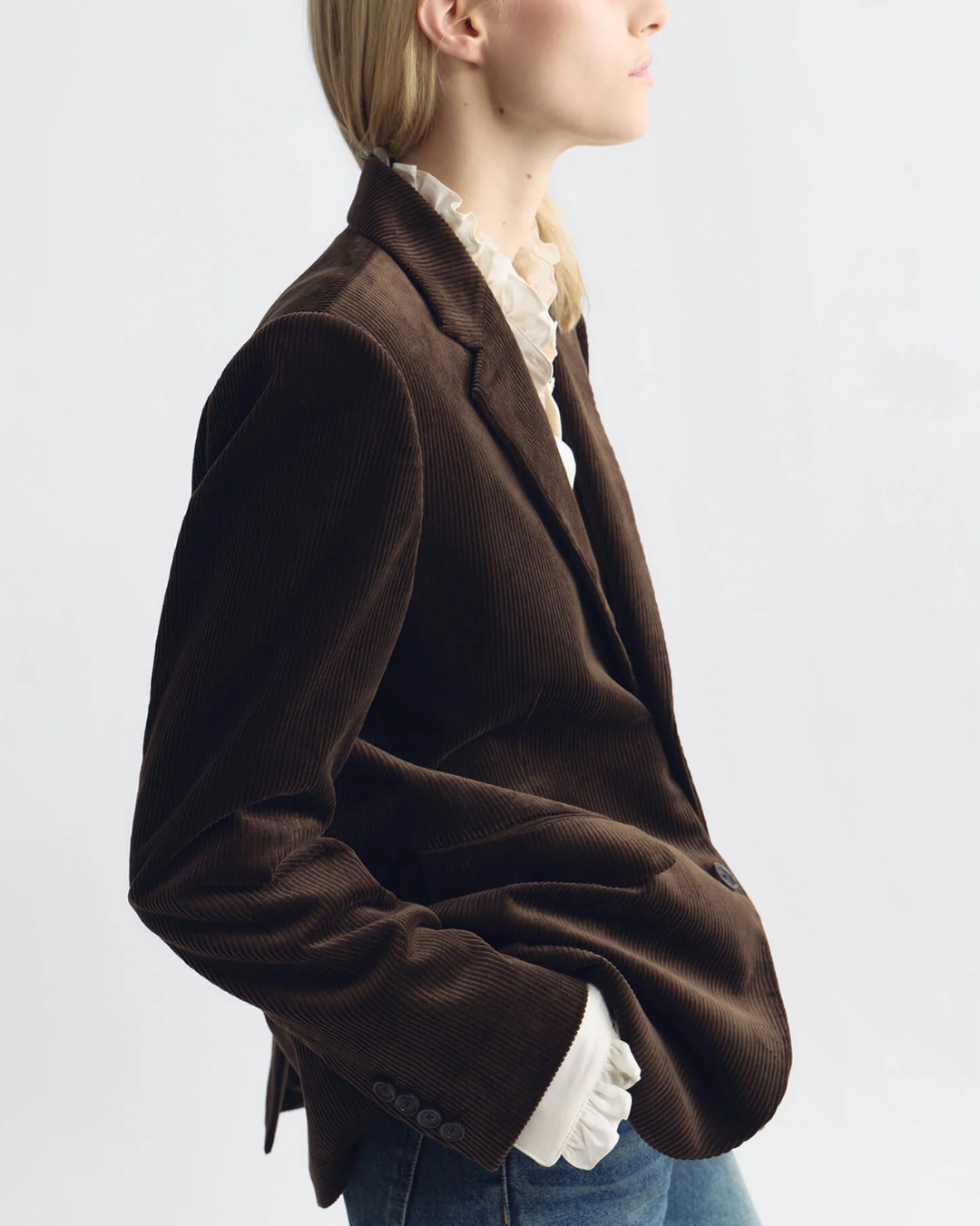 Romain Boyfriend Jacket | Espresso