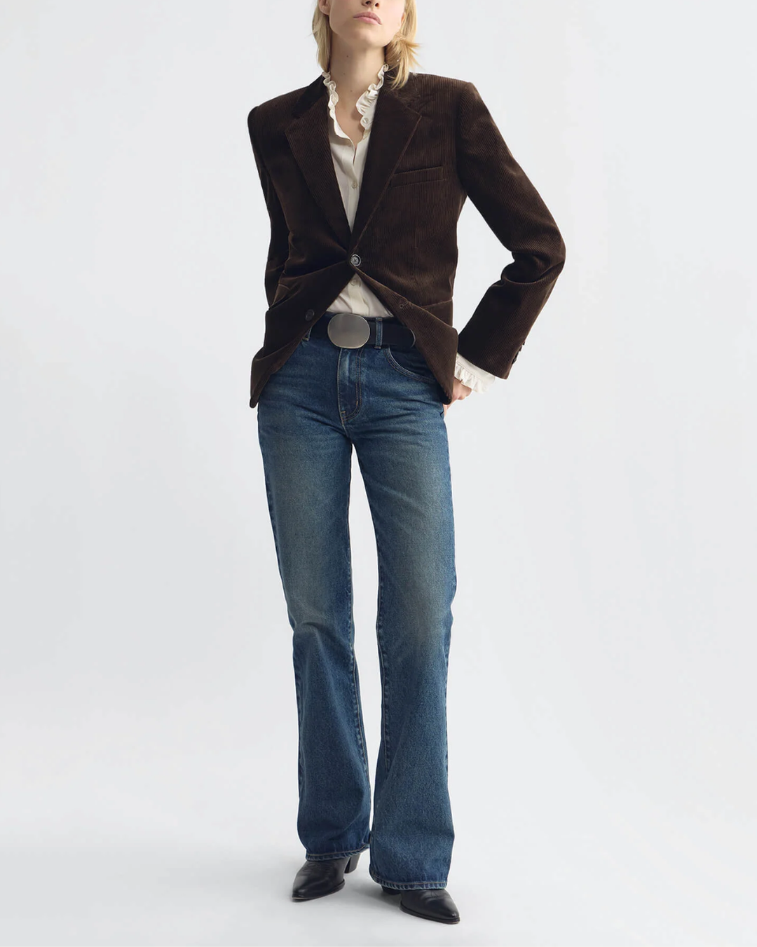 Romain Boyfriend Jacket | Espresso