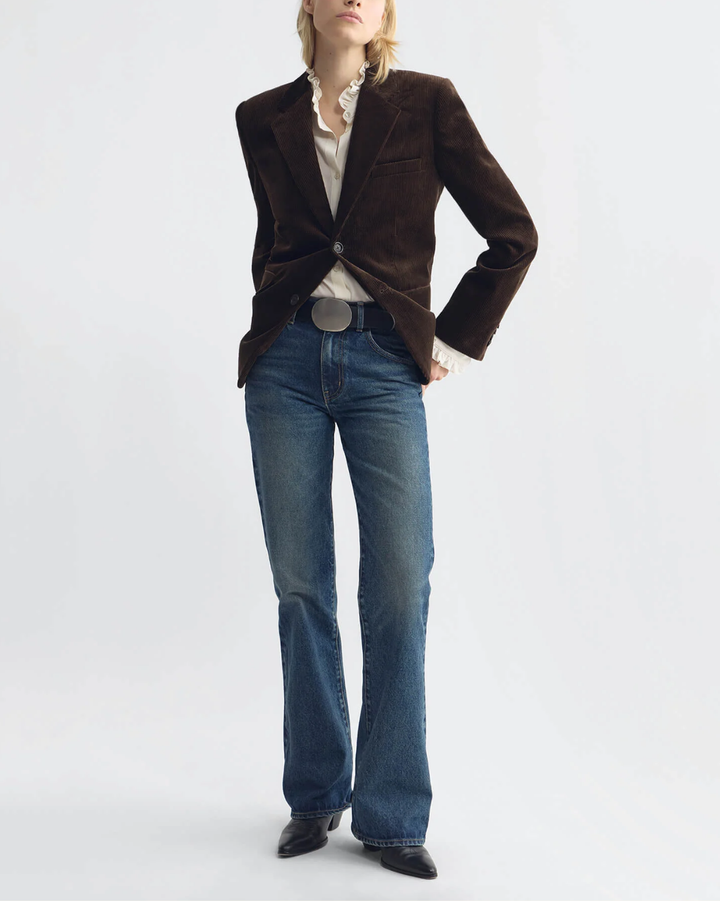 Romain Boyfriend Jacket | Espresso