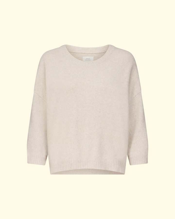 Azali Crewneck Sweater | Stone Melange