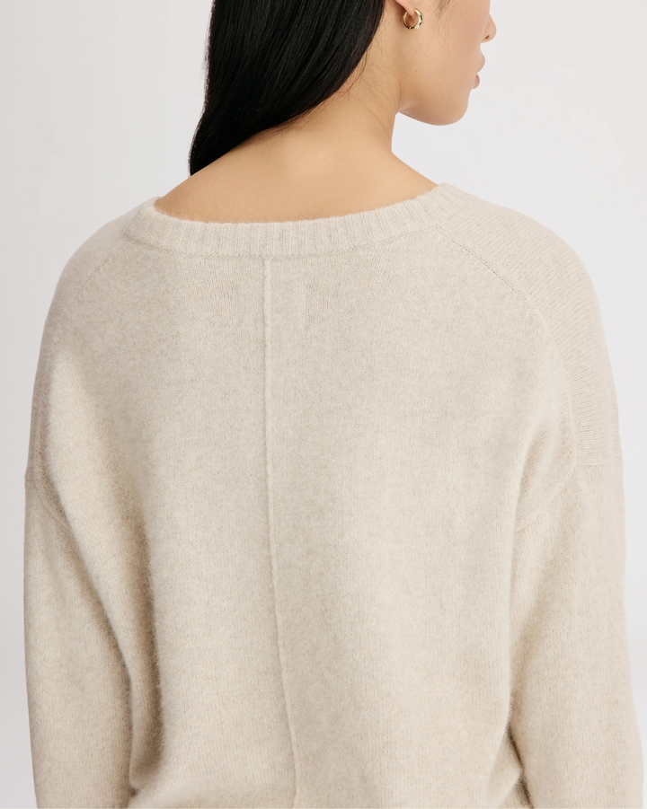 Azali Crewneck Sweater | Stone Melange