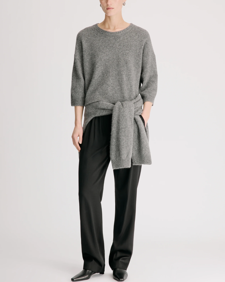 Azali Crewneck Sweater | Anthracite Melange