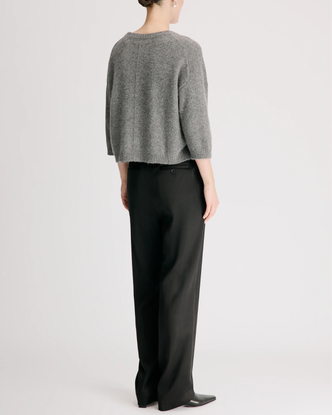 Azali Crewneck Sweater | Anthracite Melange