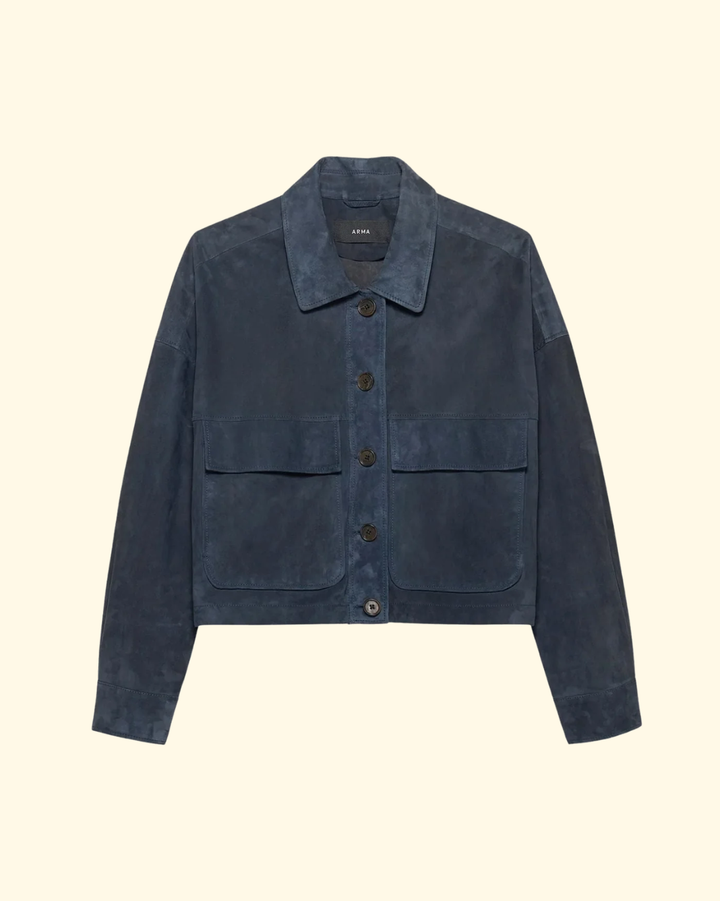 Miri Lamb Suede | Dark Navy