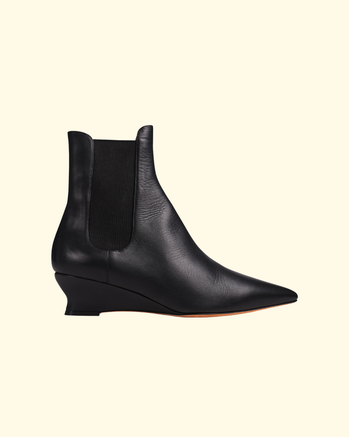 Camille Chelsea Boot | Black Leather