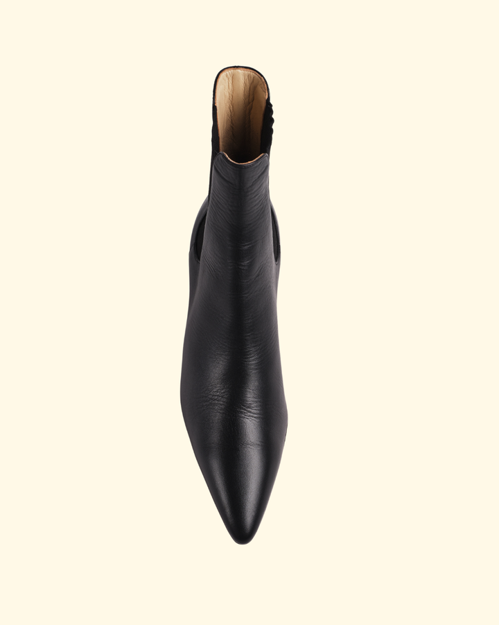 Camille Chelsea Boot | Black Leather