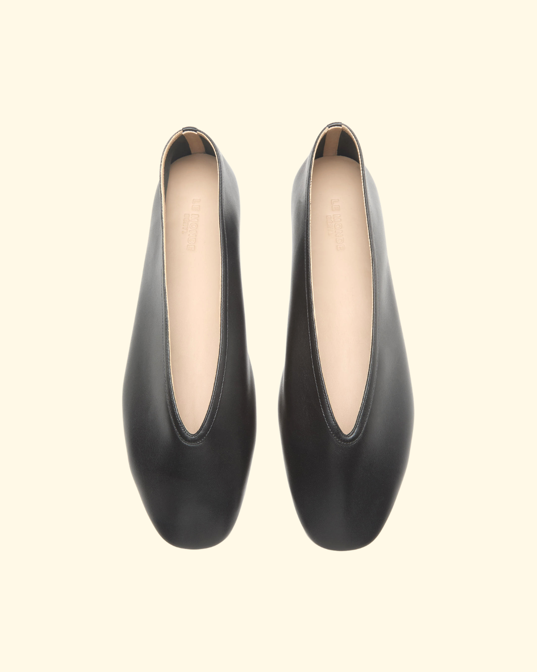 Luna Slipper | Black Leather
