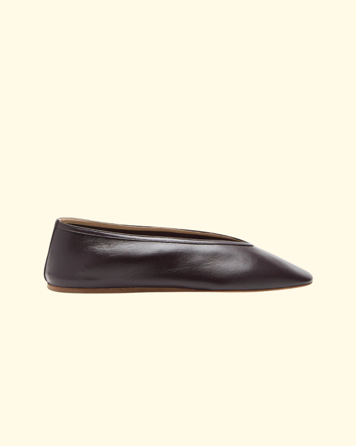 Luna Slipper | Plum Leather