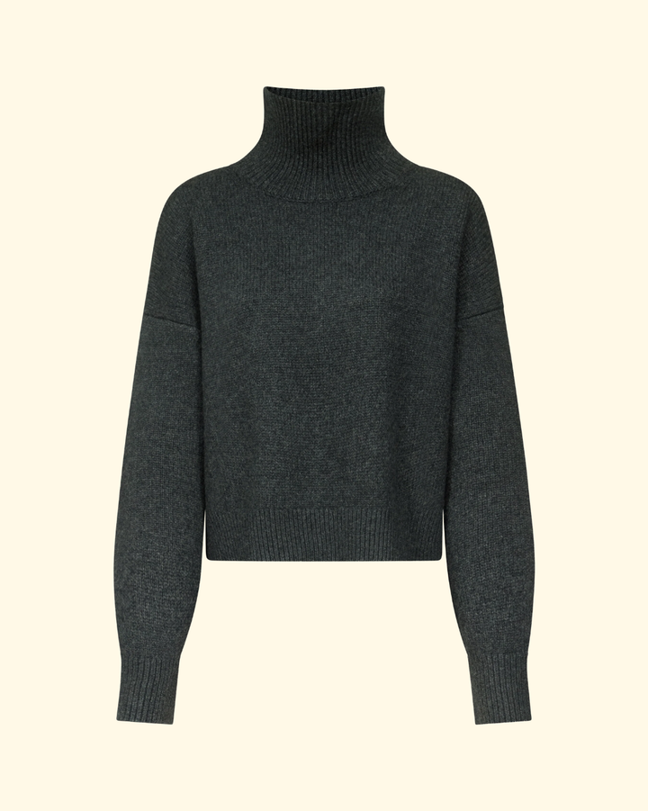 Jonah Turtleneck Sweater | Charcoal