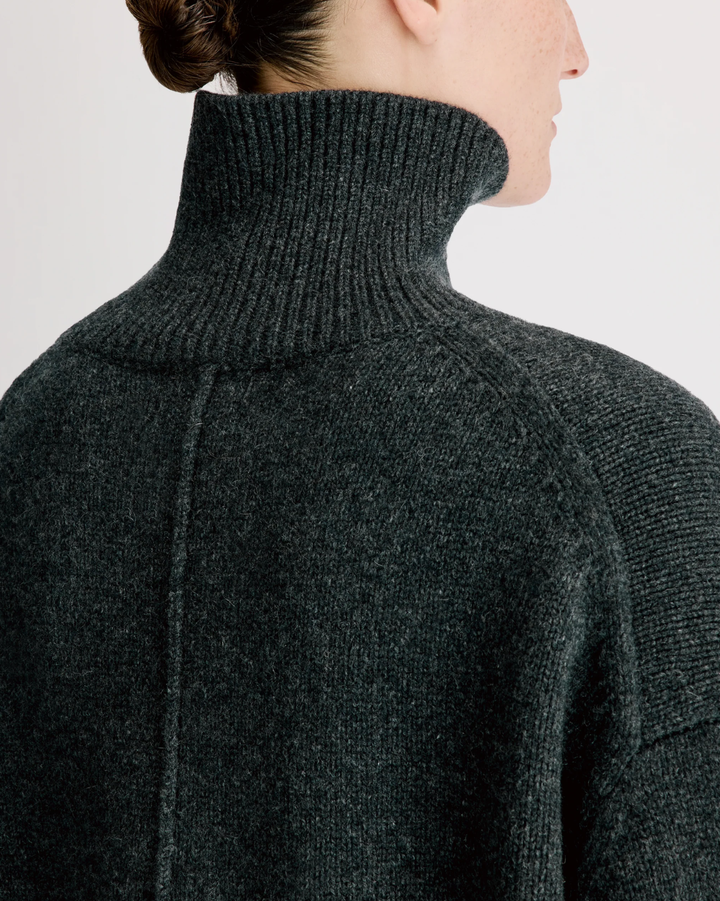 Jonah Turtleneck Sweater | Charcoal