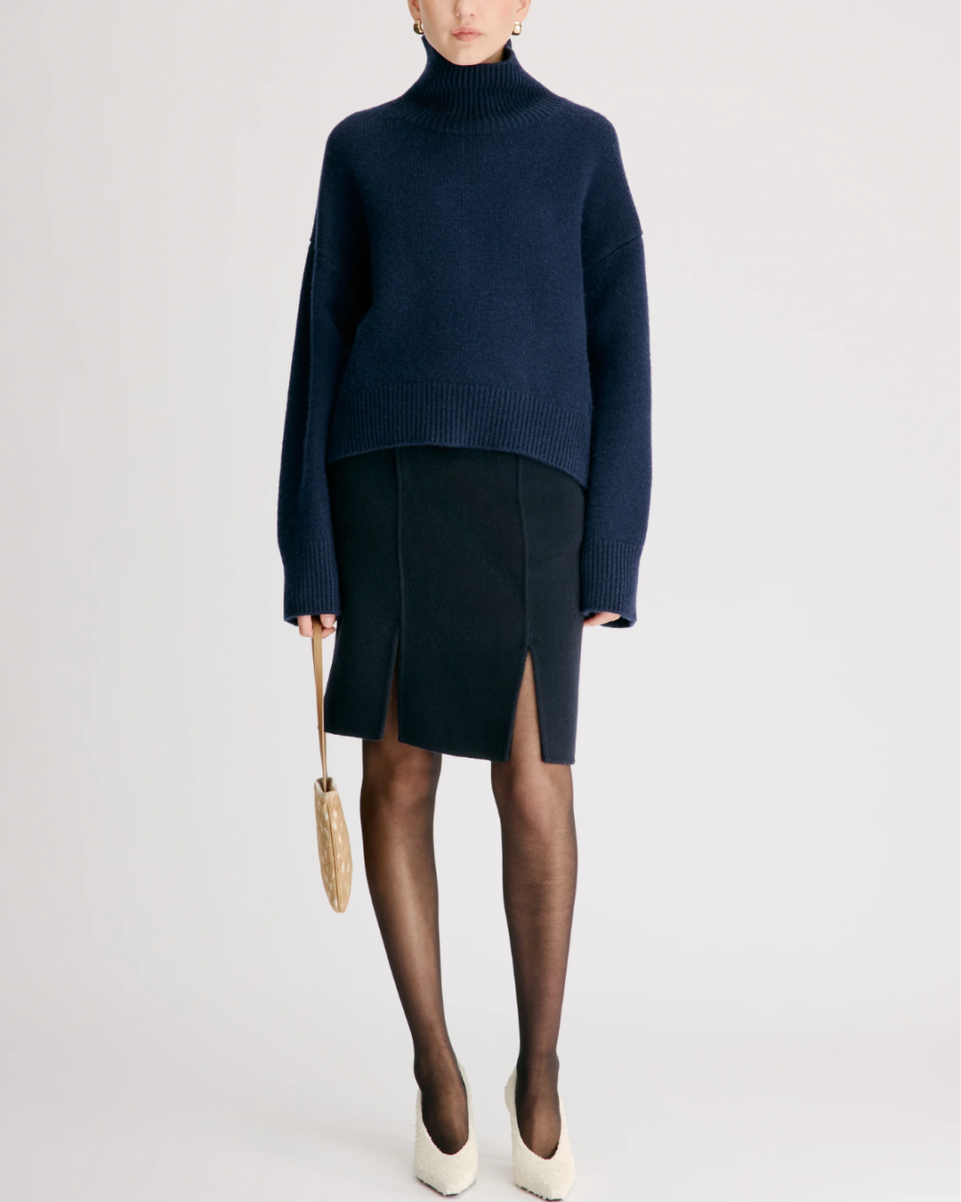 Jonah Turtleneck Sweater | Navy