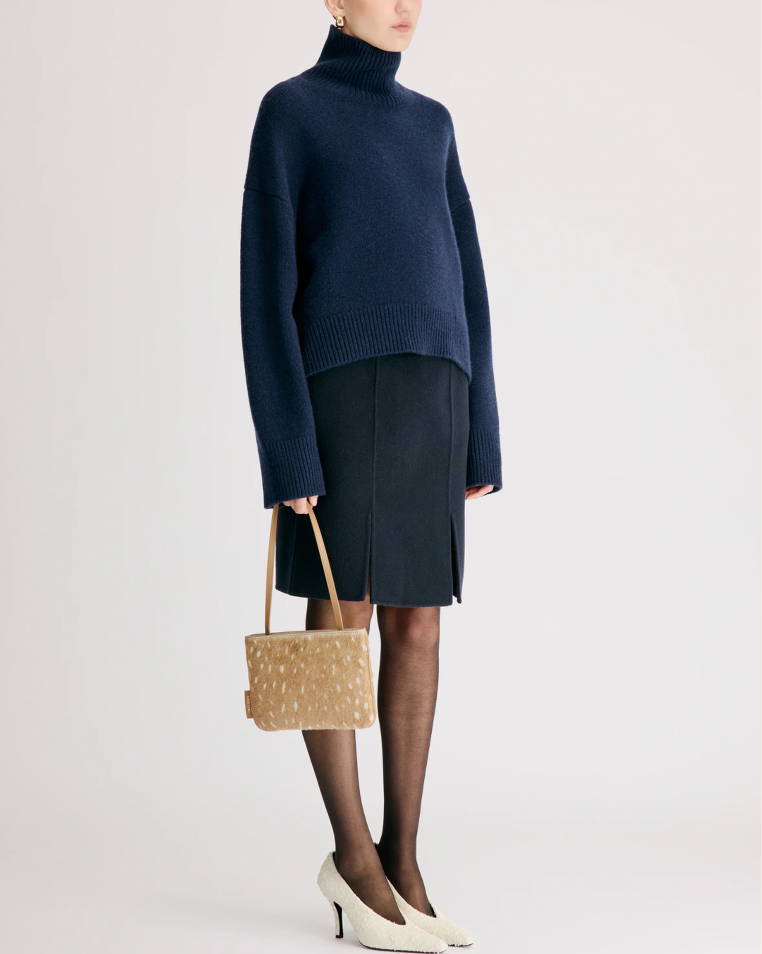 Jonah Turtleneck Sweater | Navy