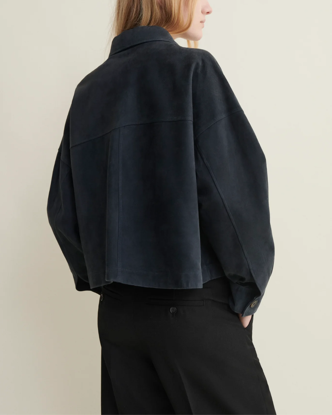 Miri Lamb Suede | Dark Navy