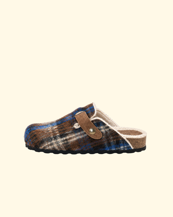 Scarpe Birken | Blue/Brown Plaid