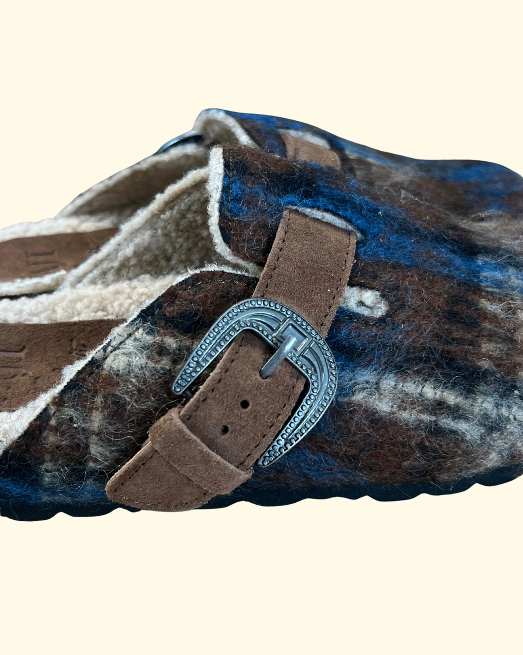 Scarpe Birken | Blue/Brown Plaid