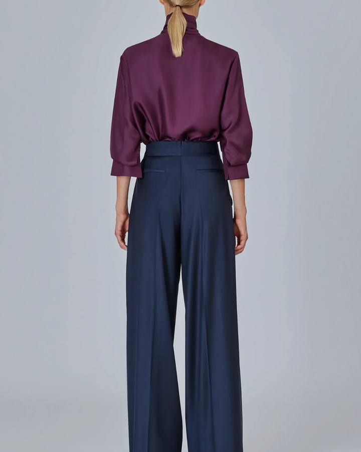 Shirt W Scarf | Bordeaux