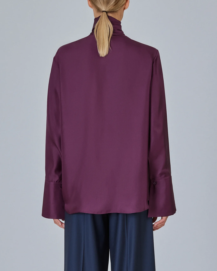 Shirt W Scarf | Bordeaux