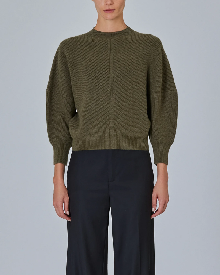 Mina ER Batwing Sweater | Dark Military