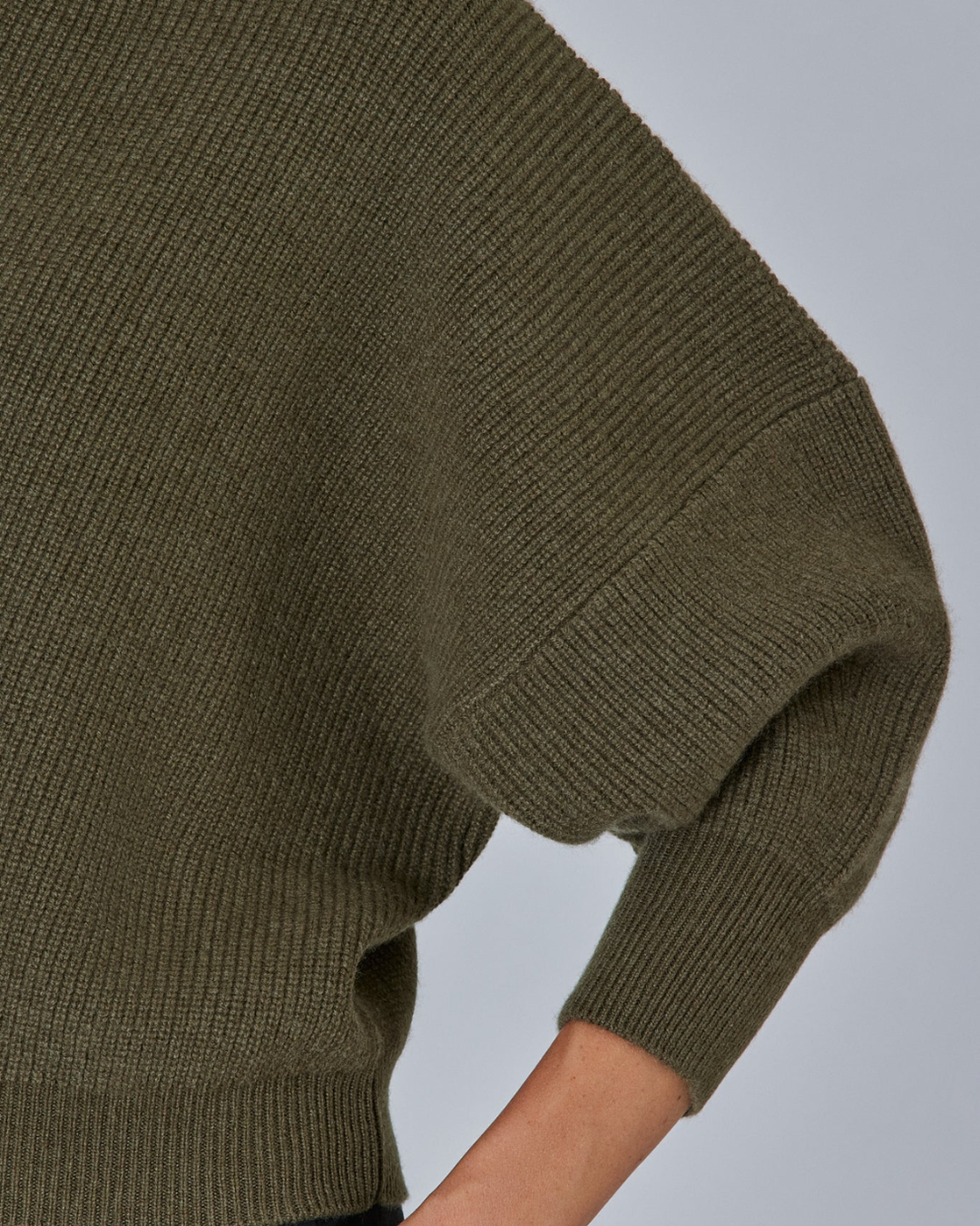 Mina ER Batwing Sweater | Dark Military