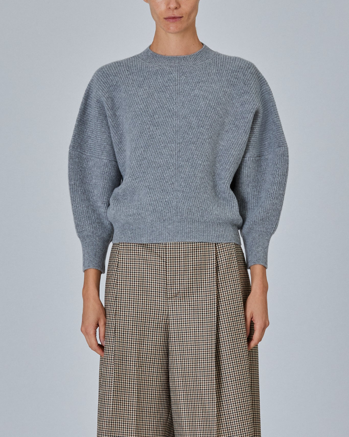 Mina ER Batwing Sweater | Medium Grey