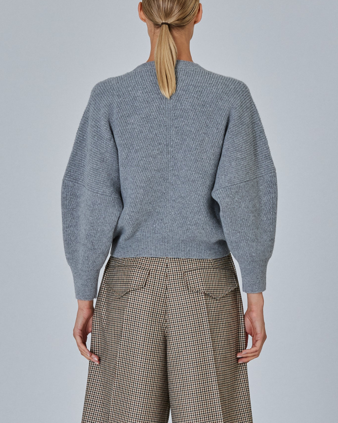 Mina ER Batwing Sweater | Medium Grey