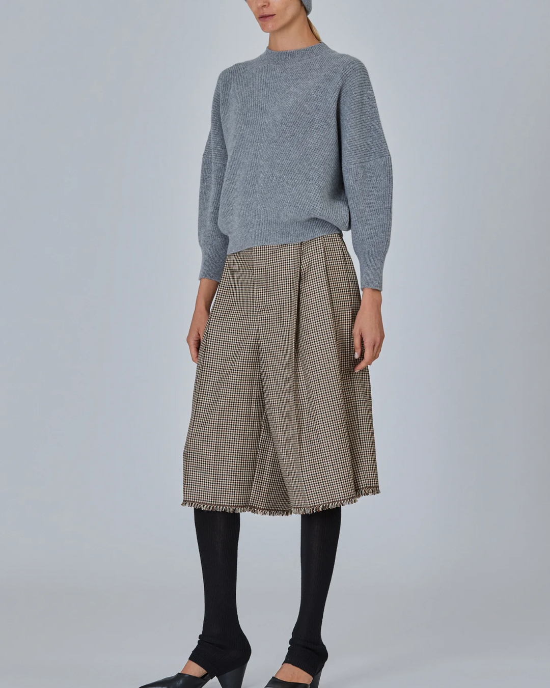 Mina ER Batwing Sweater | Medium Grey