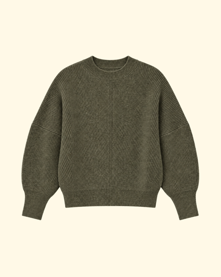 Mina ER Batwing Sweater | Dark Military