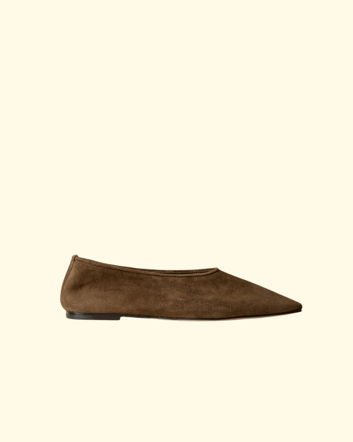 Topo Flat | Moss Suede
