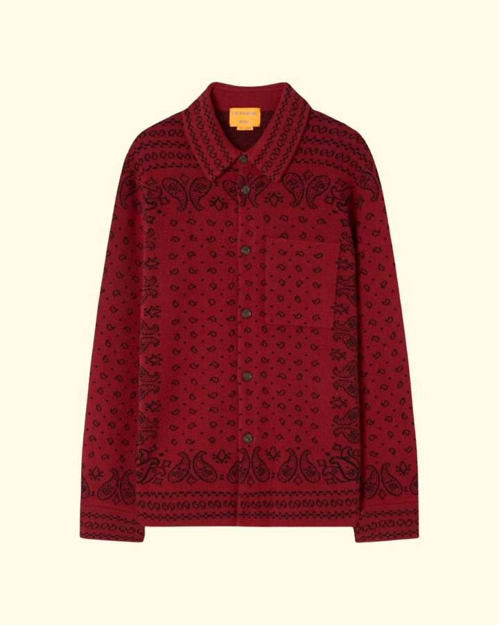 Wild Rag Work Shirt | Carmine