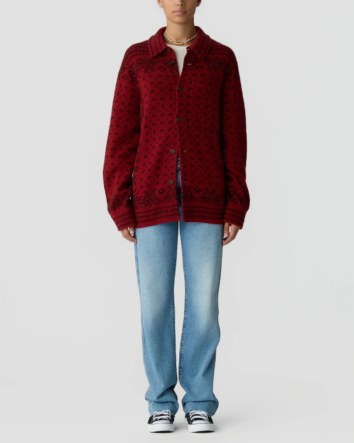 Wild Rag Work Shirt | Carmine