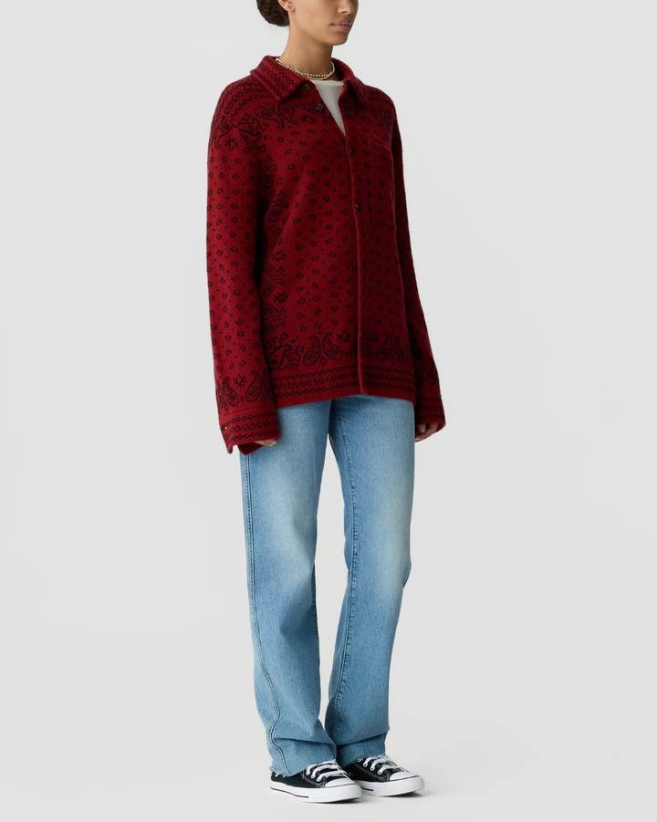 Wild Rag Work Shirt | Carmine