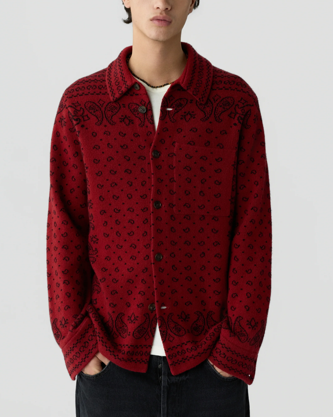 Wild Rag Work Shirt | Carmine