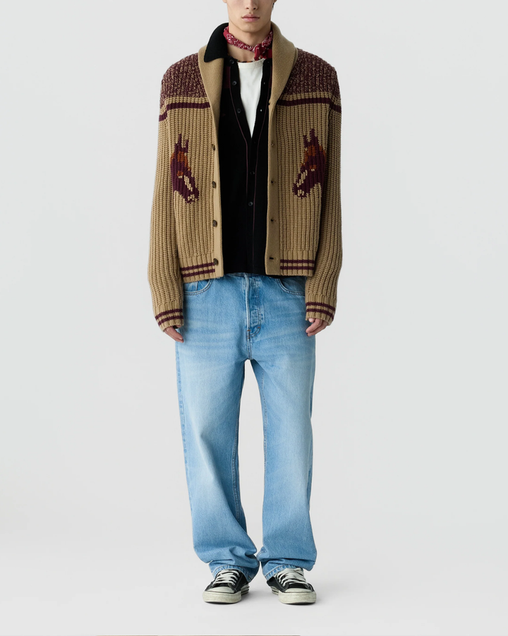 Rodeo Cardigan | Camel Combo