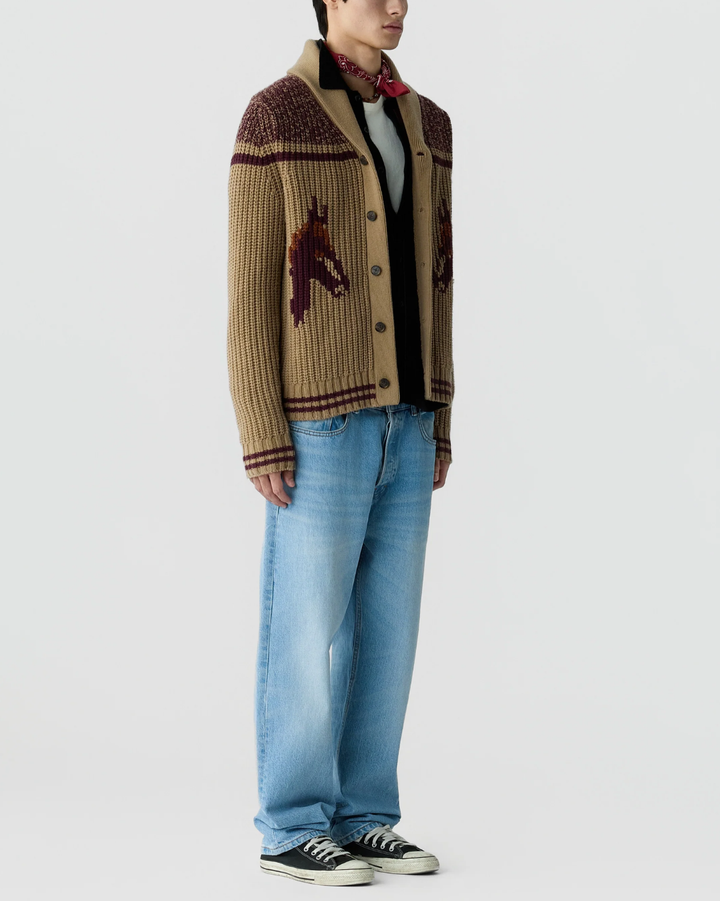 Rodeo Cardigan | Camel Combo