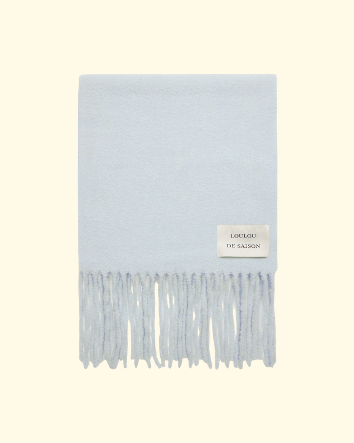 Santo Alpaca Scarf | Light Blue