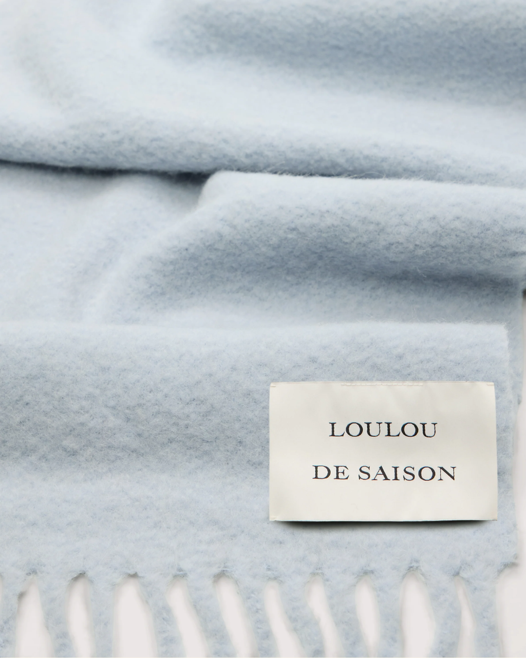 Santo Alpaca Scarf | Light Blue