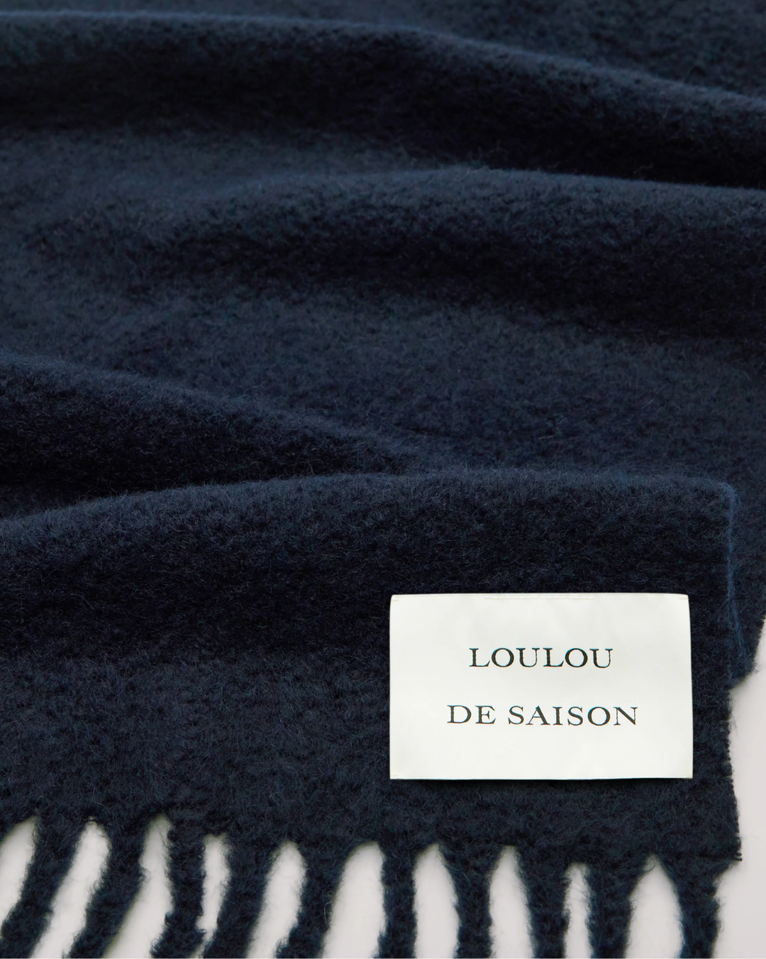 Santo Alpaca Scarf | Navy