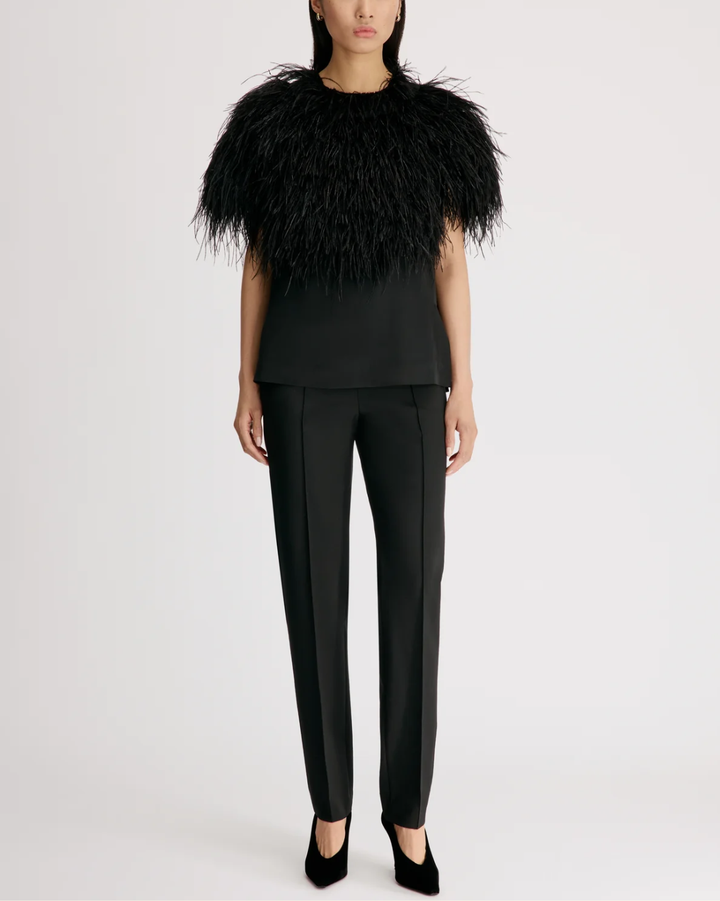 Iona T-Shirt W / Feathers | Black