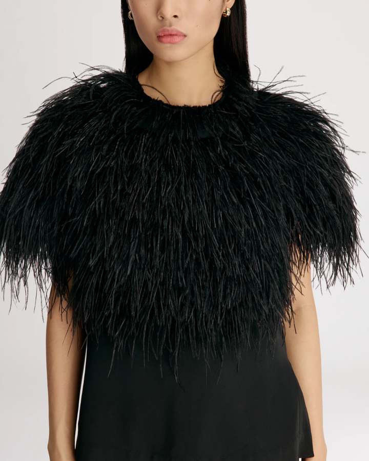 Iona T-Shirt W / Feathers | Black