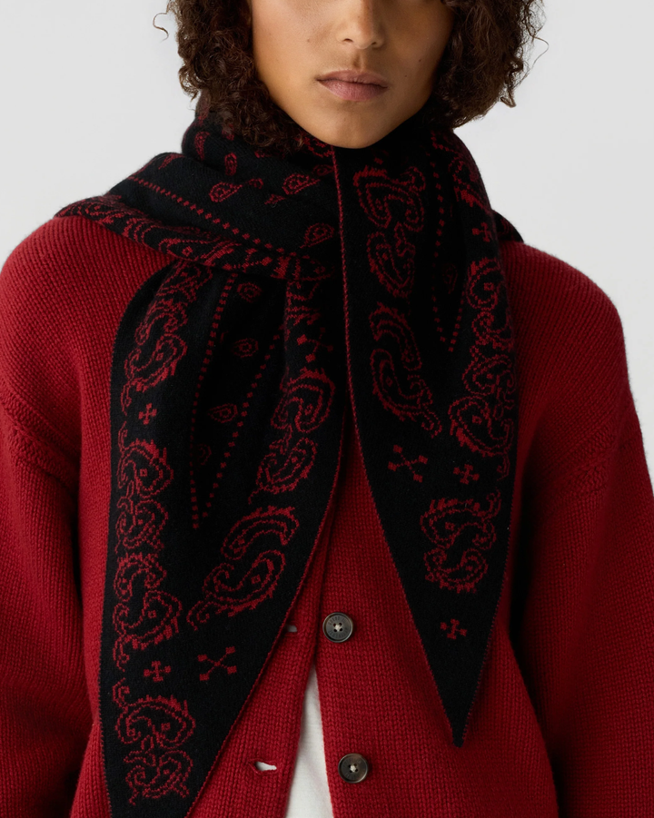The Wild Rag | Carmine/ Black