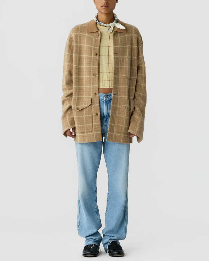 Tartan Industry Jacket | Camel Combo