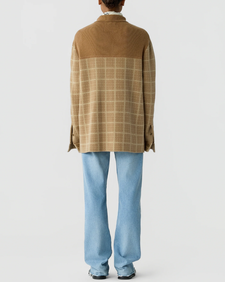 Tartan Industry Jacket | Camel Combo