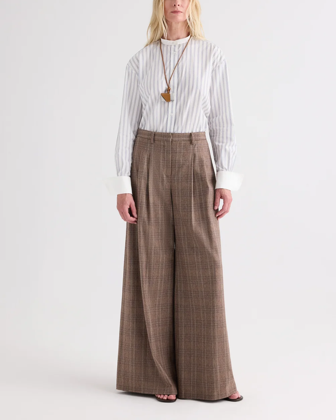 Avery Pant | Brown Multi