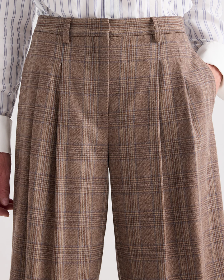 Avery Pant | Brown Multi