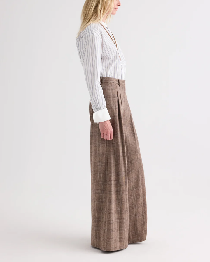 Avery Pant | Brown Multi